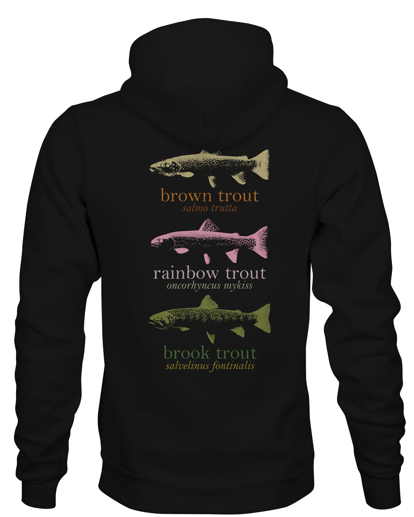 TROUT SPECIES FULL ZIP HOODIE