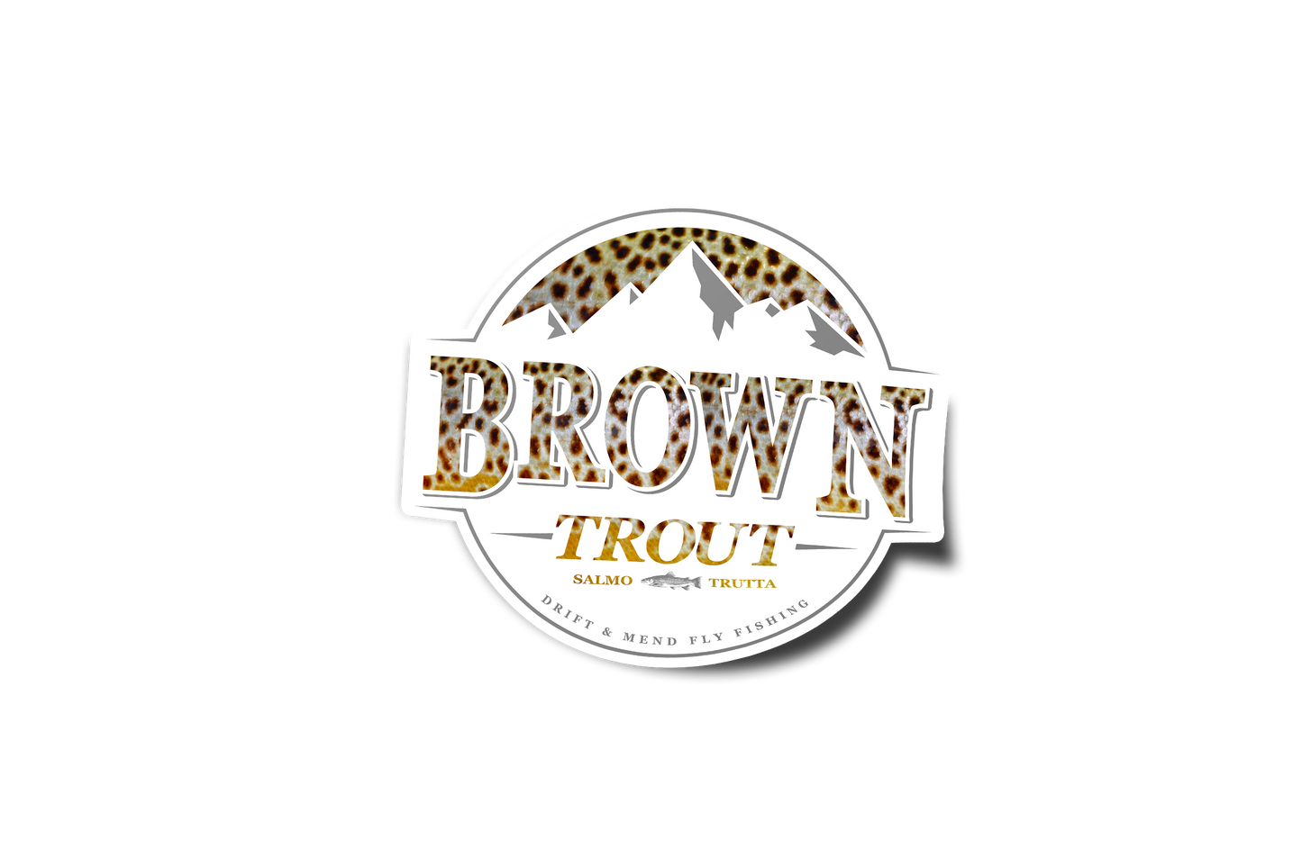 BROWN TROUT STICKER
