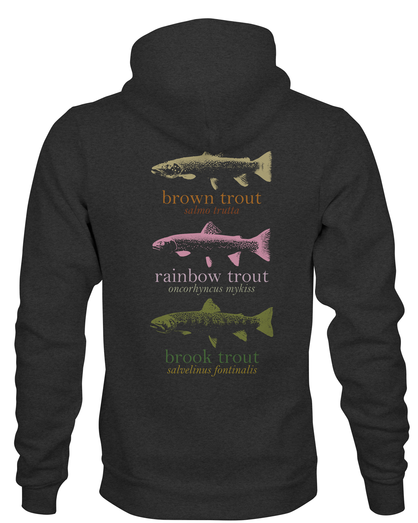 TROUT SPECIES FULL ZIP HOODIE