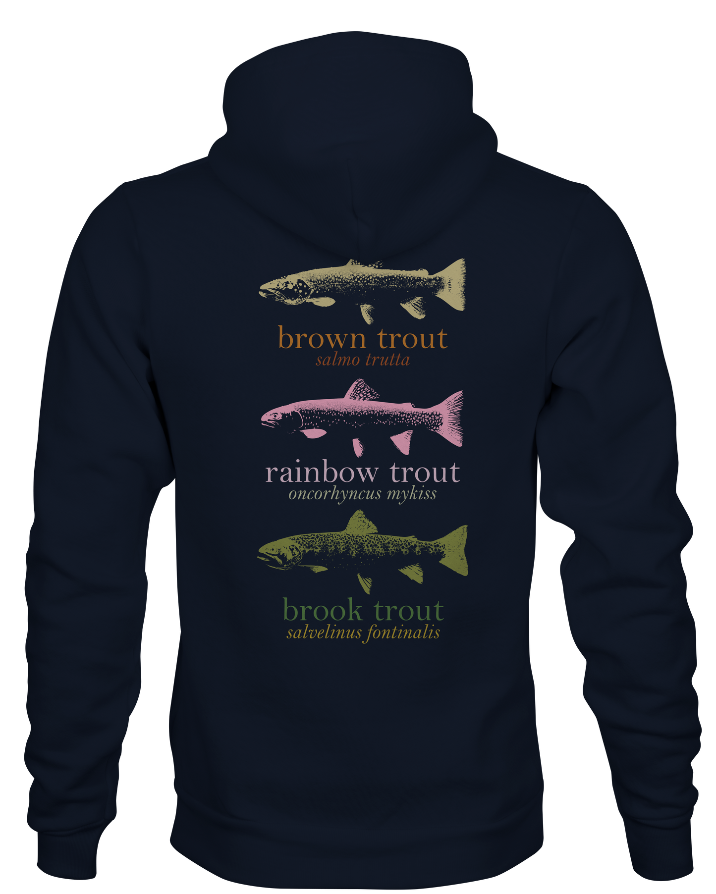 TROUT SPECIES FULL ZIP HOODIE
