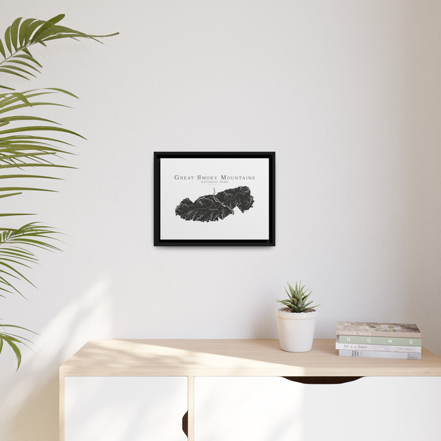 Matte Canvas, Black Frame