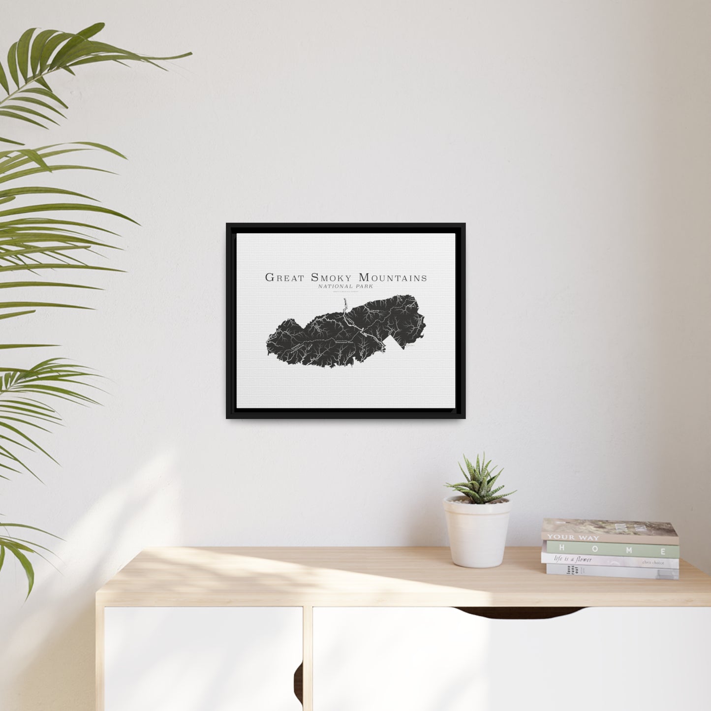 Matte Canvas, Black Frame