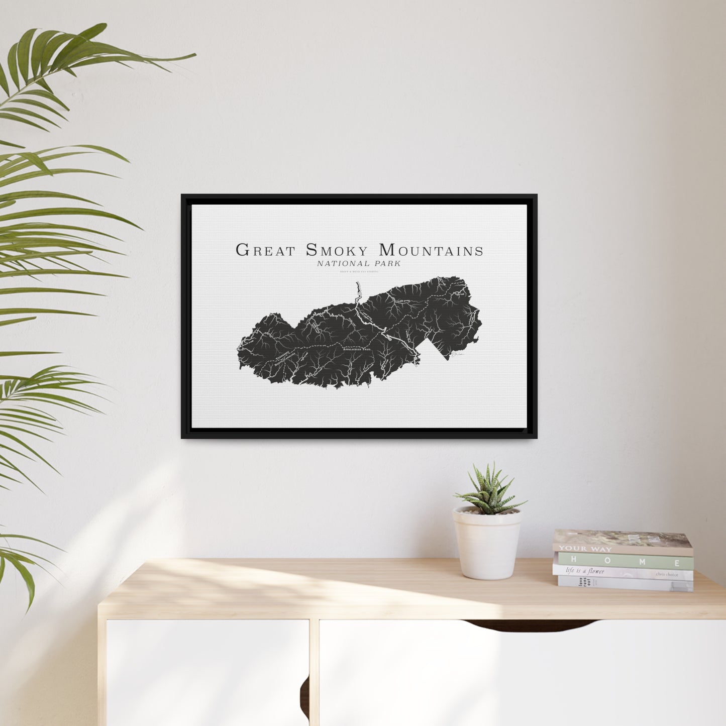 Matte Canvas, Black Frame