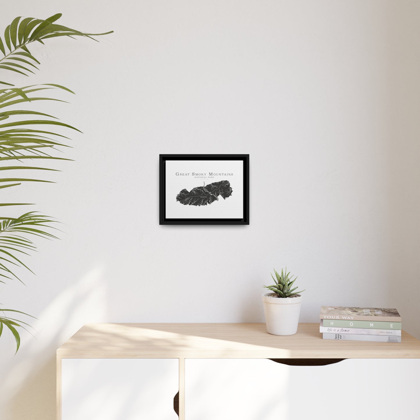Matte Canvas, Black Frame