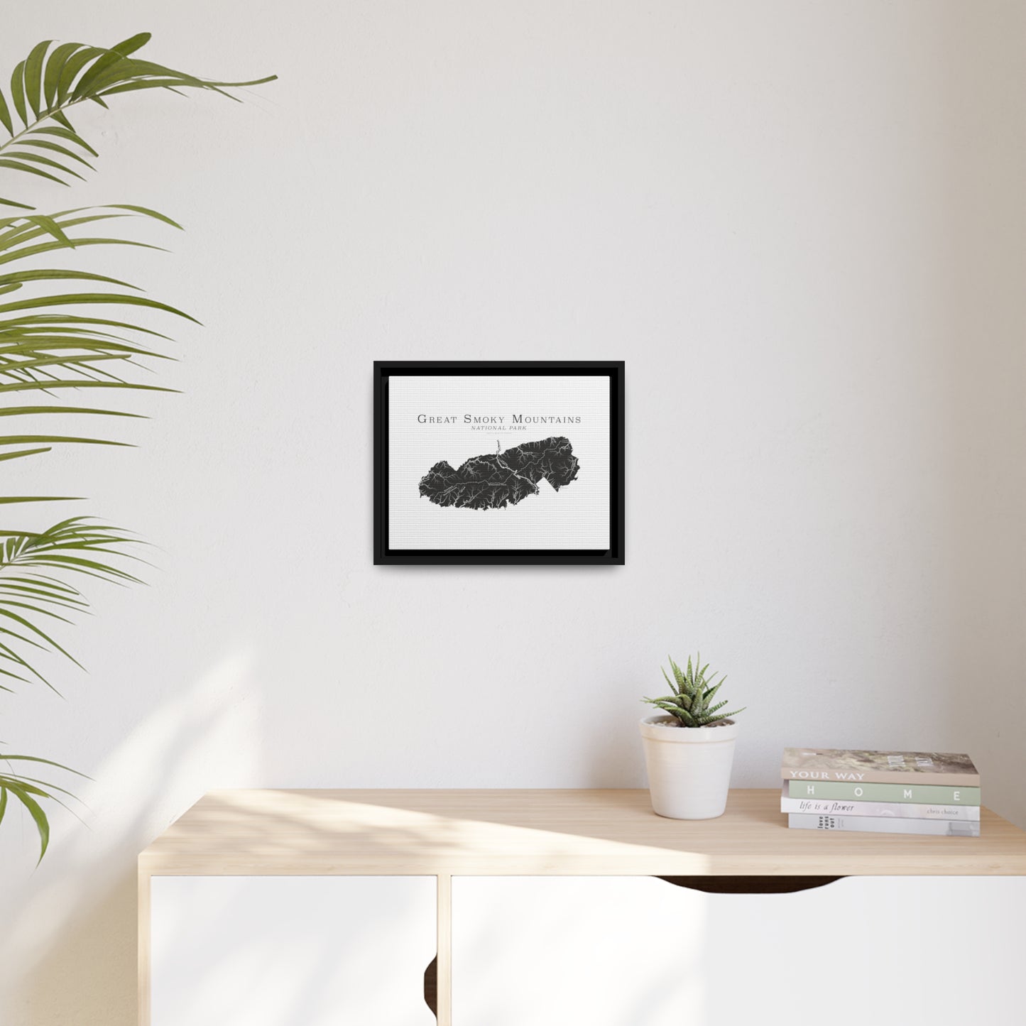 Matte Canvas, Black Frame