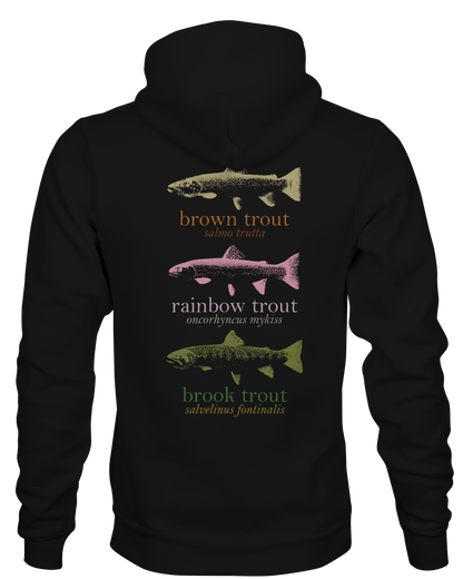 TROUT SPECIES FULL ZIP HOODIE