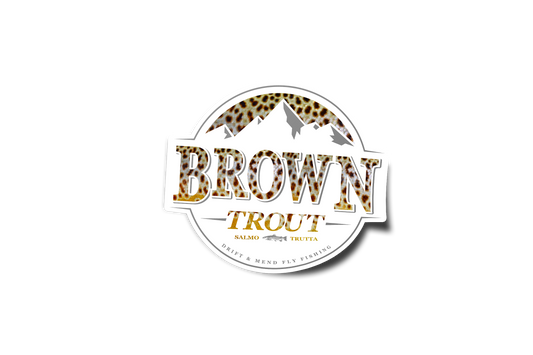 BROWN TROUT STICKER