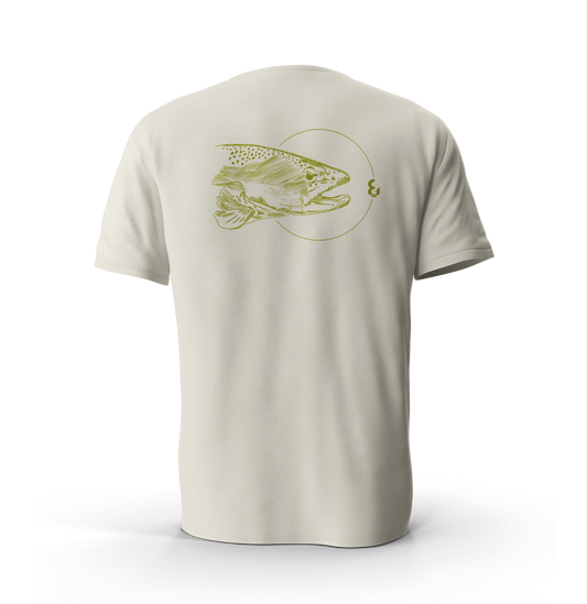 BROWN TROUT SKETCH TEE