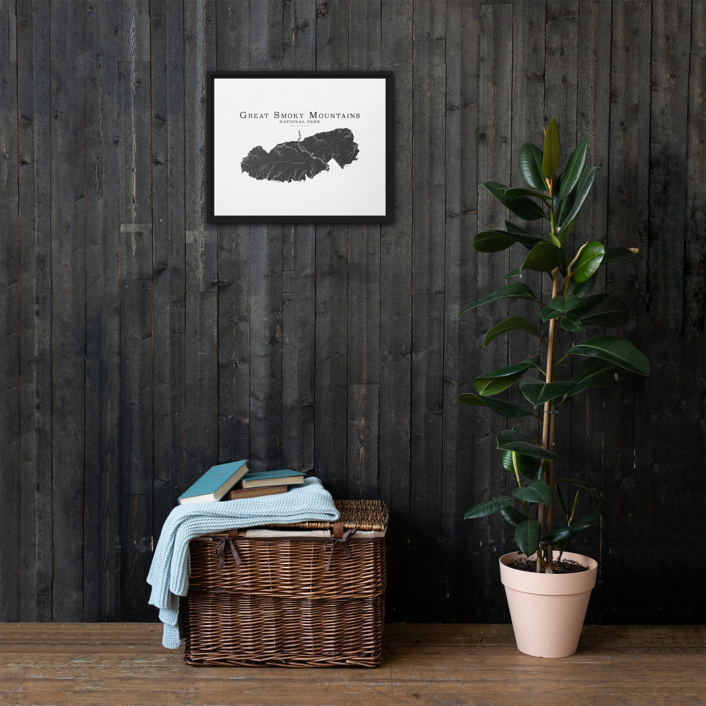 GREAT SMOKY MOUNTAINS NATIONAL PARK FRAMED CANVAS