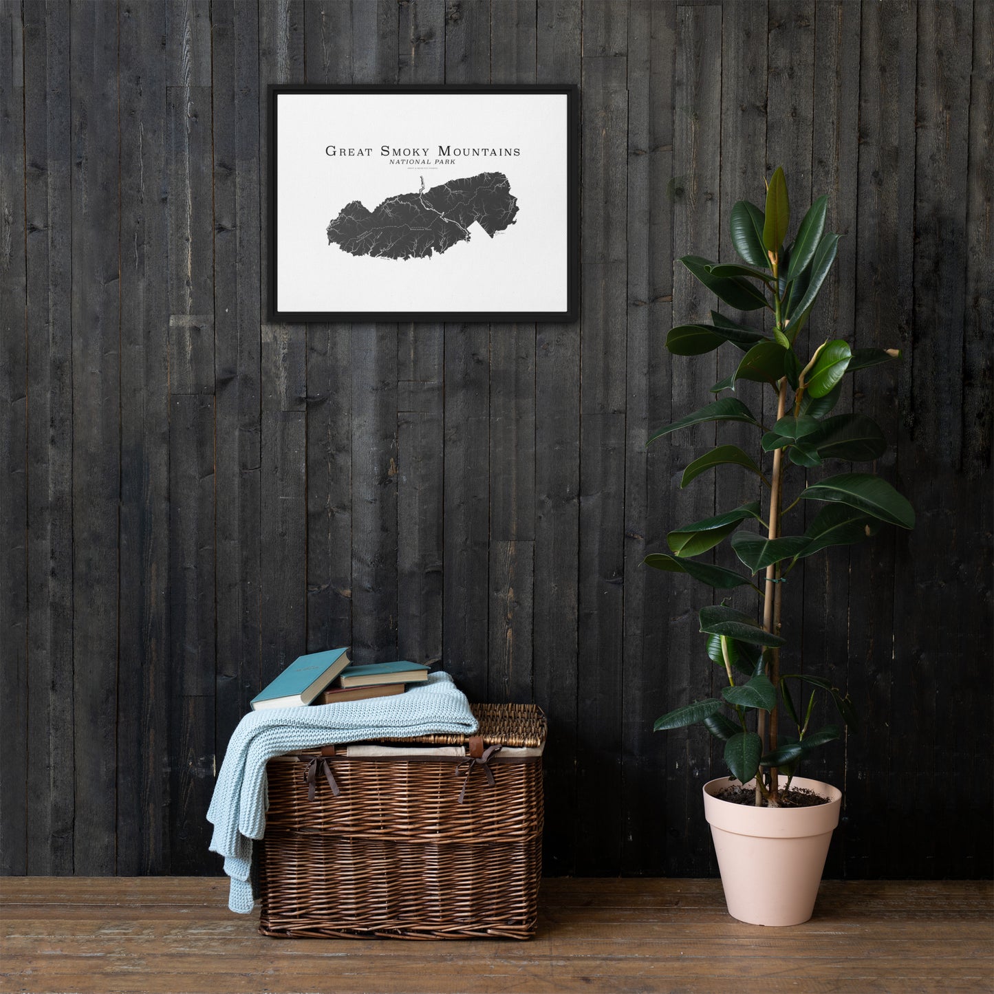 GREAT SMOKY MOUNTAINS NATIONAL PARK FRAMED CANVAS