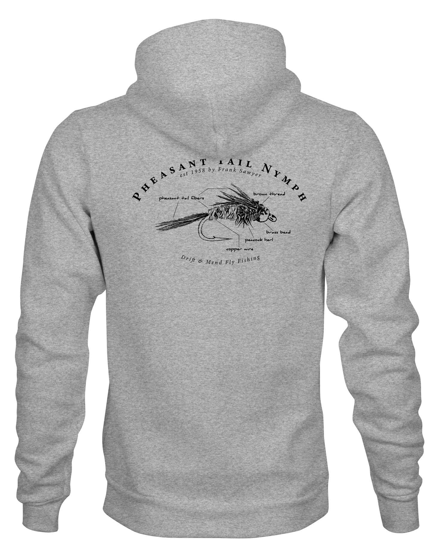 PHEASANT TAIL FULL ZIP HOODIE