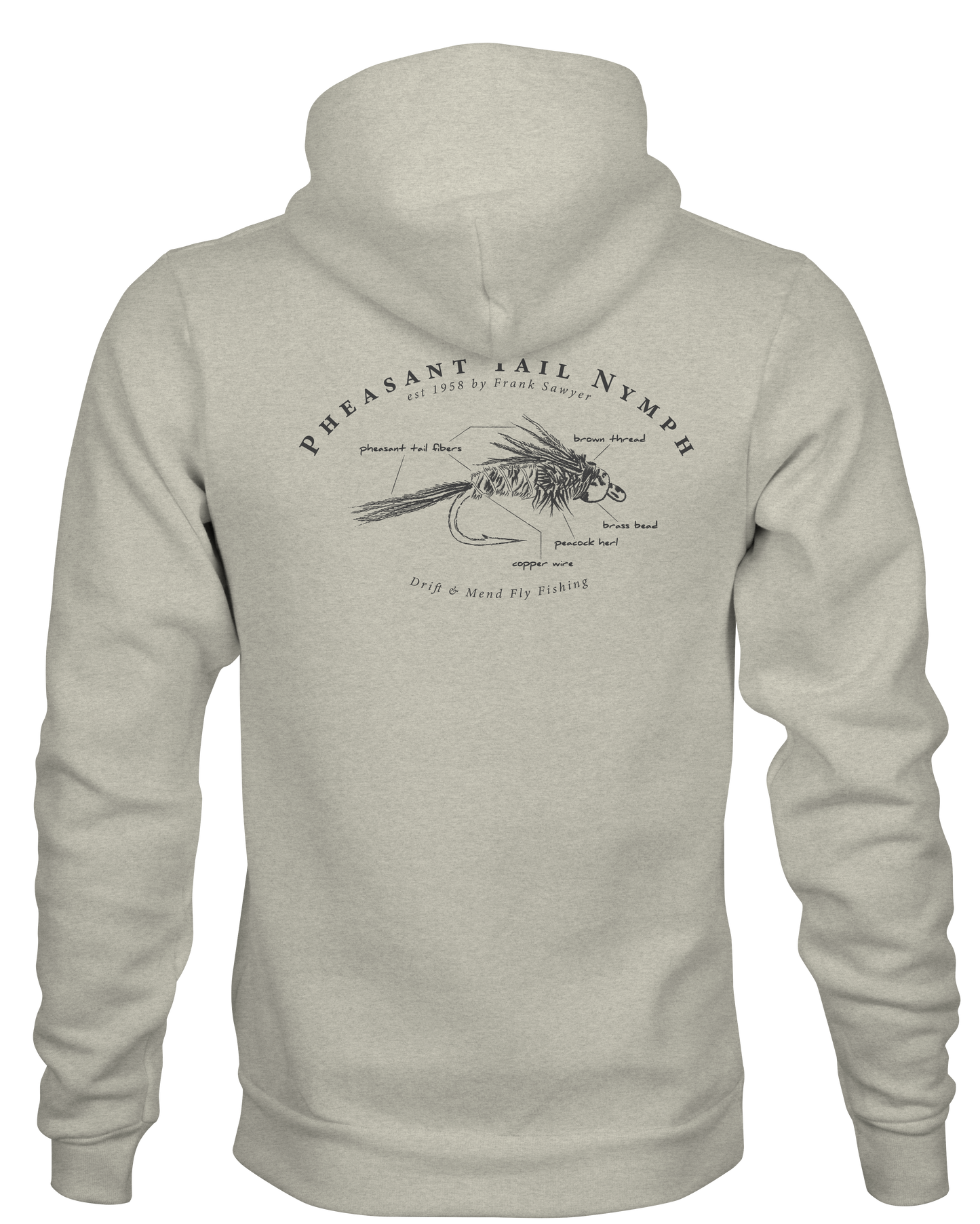 PHEASANT TAIL FULL ZIP HOODIE