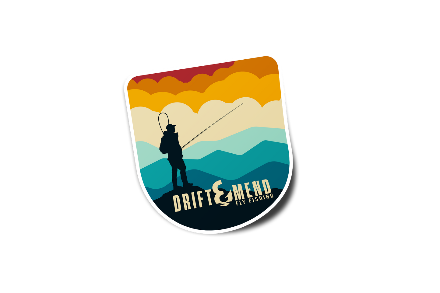RETRO SUNSET STICKER