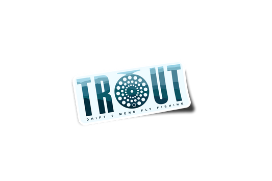 TROUT REEL STICKER