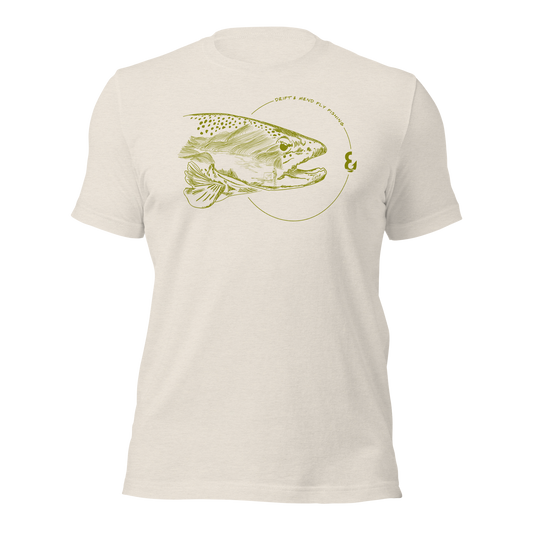 BROWN TROUT SKETCH TEE